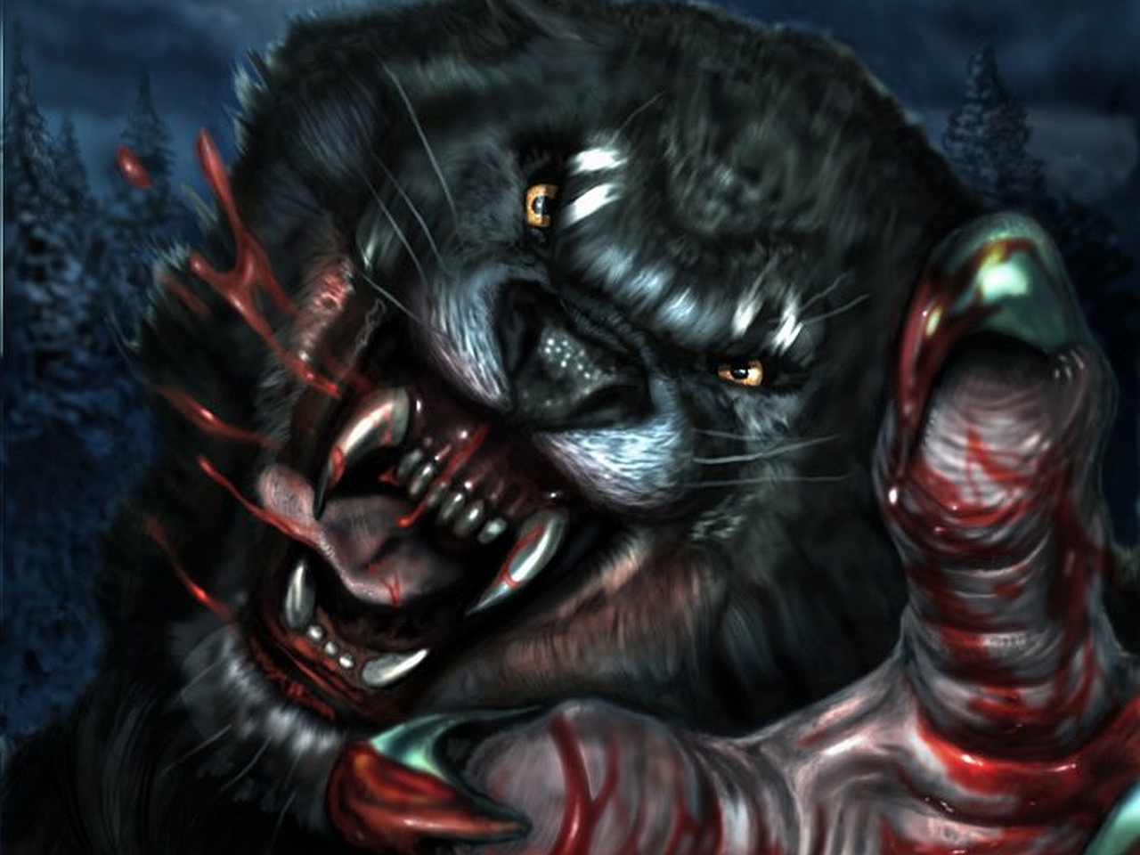 Werewolf HD Wallpaper Background