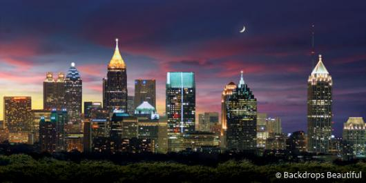 Atlanta Skyline At Night Image Search Results