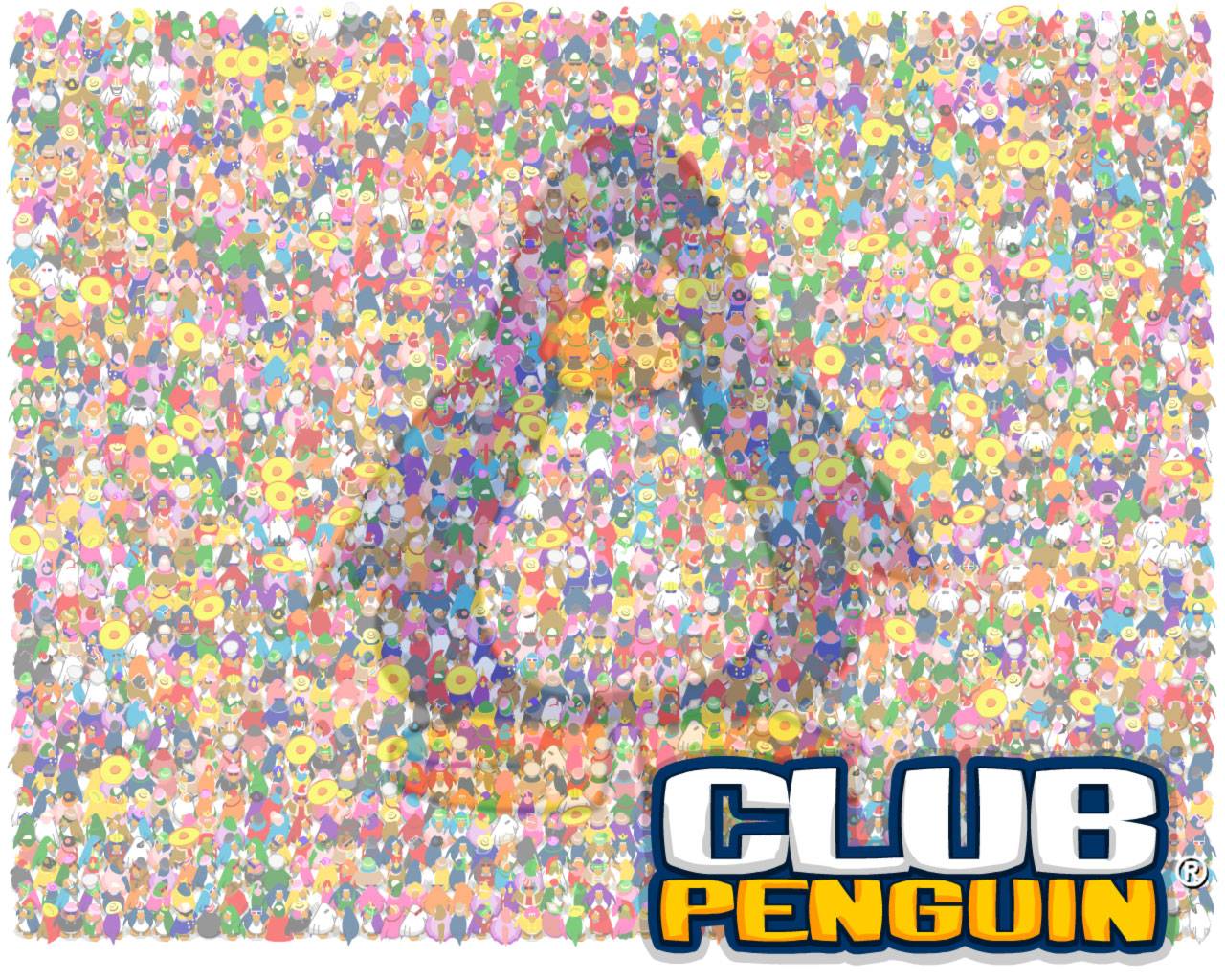 Club Penguin Billion Penguins Wallpaper