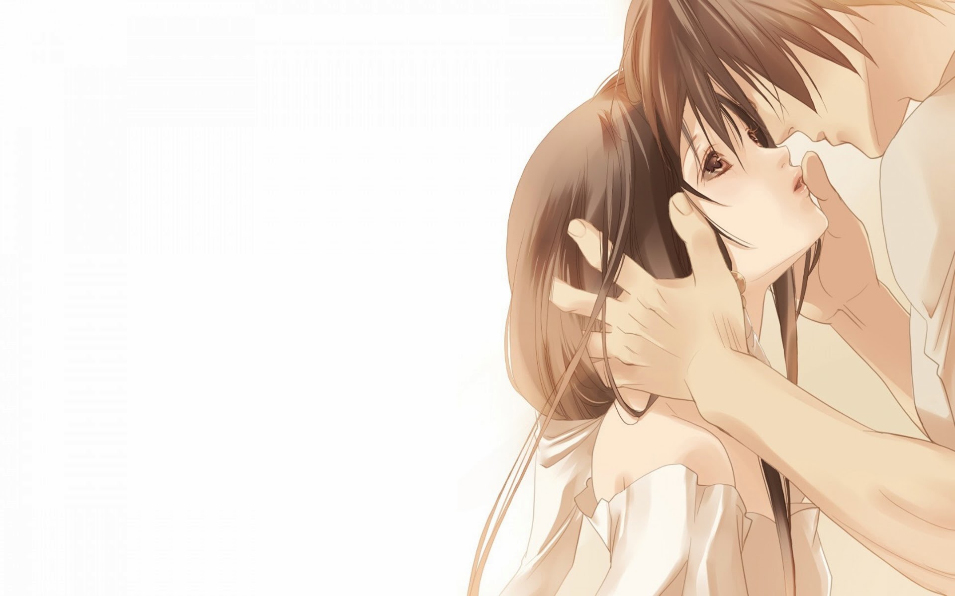 Sweet Anime Couple Hd Wallpaper