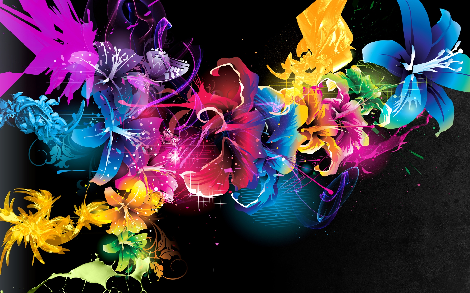 Color Colorful Bright Background Wallpaper