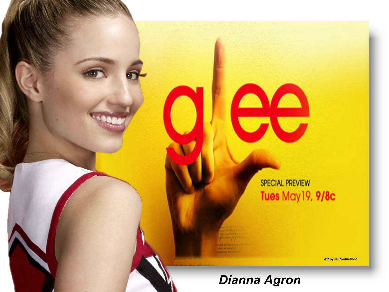 Michele Music Choir Fox Dianna Agron Glee Wallpaper