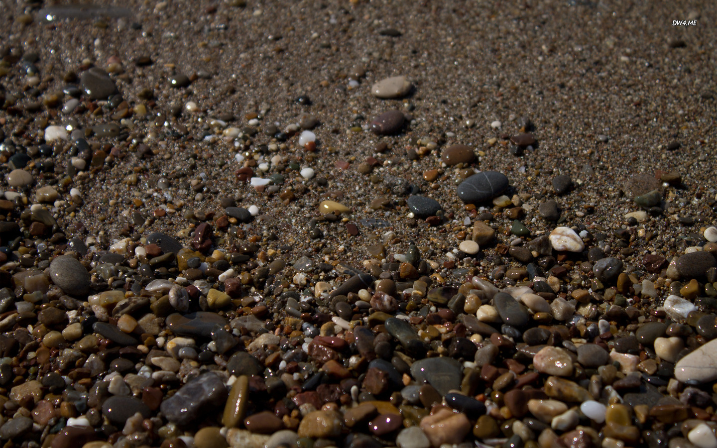 Pebbles On Sand Wallpaper Photography