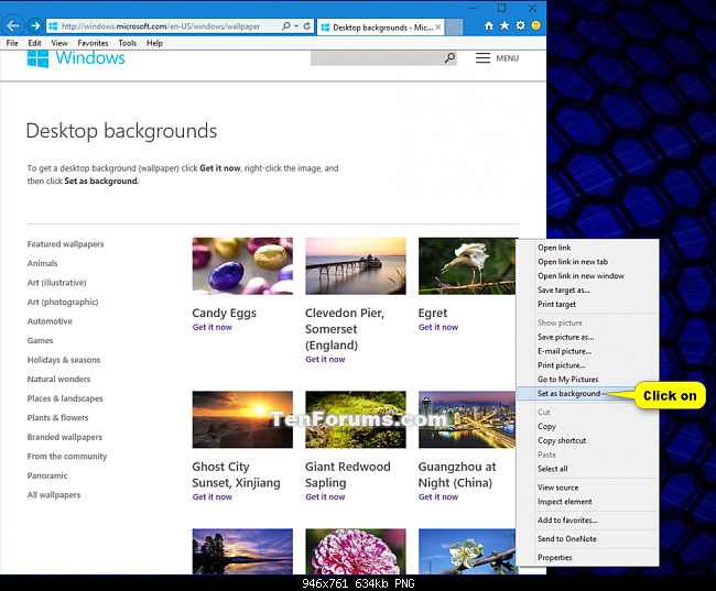 Desktop Background Change In Windows Forums
