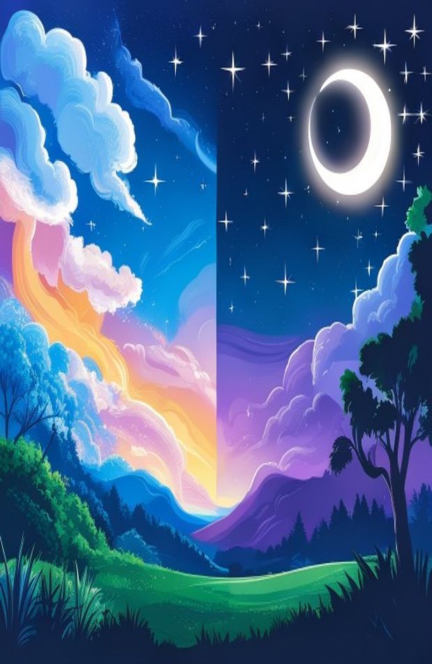 Day And Night Wallpaper