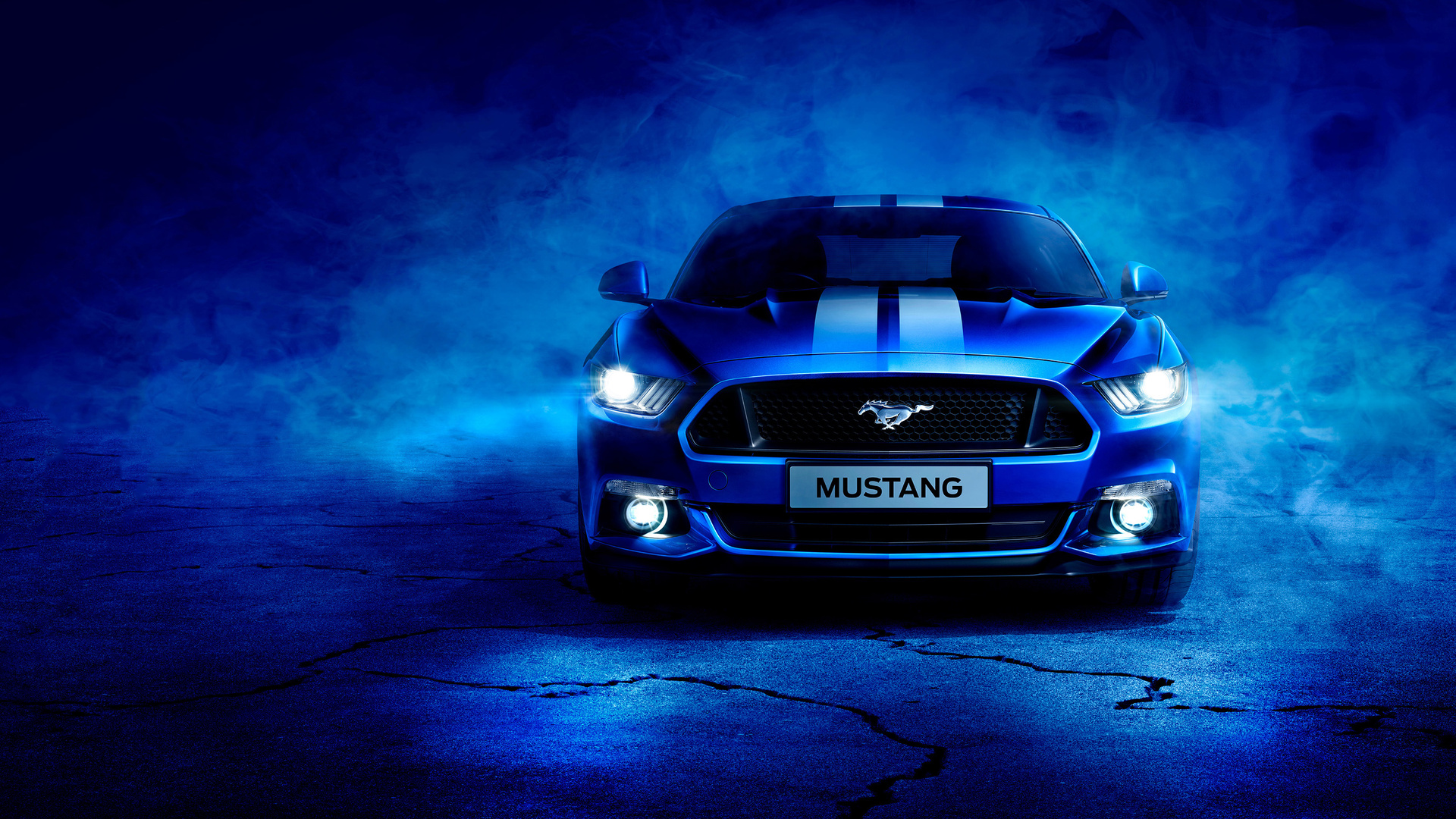Blue Ford Mustang Laptop Full HD 1080p 4k Wallpaper Image Photos And