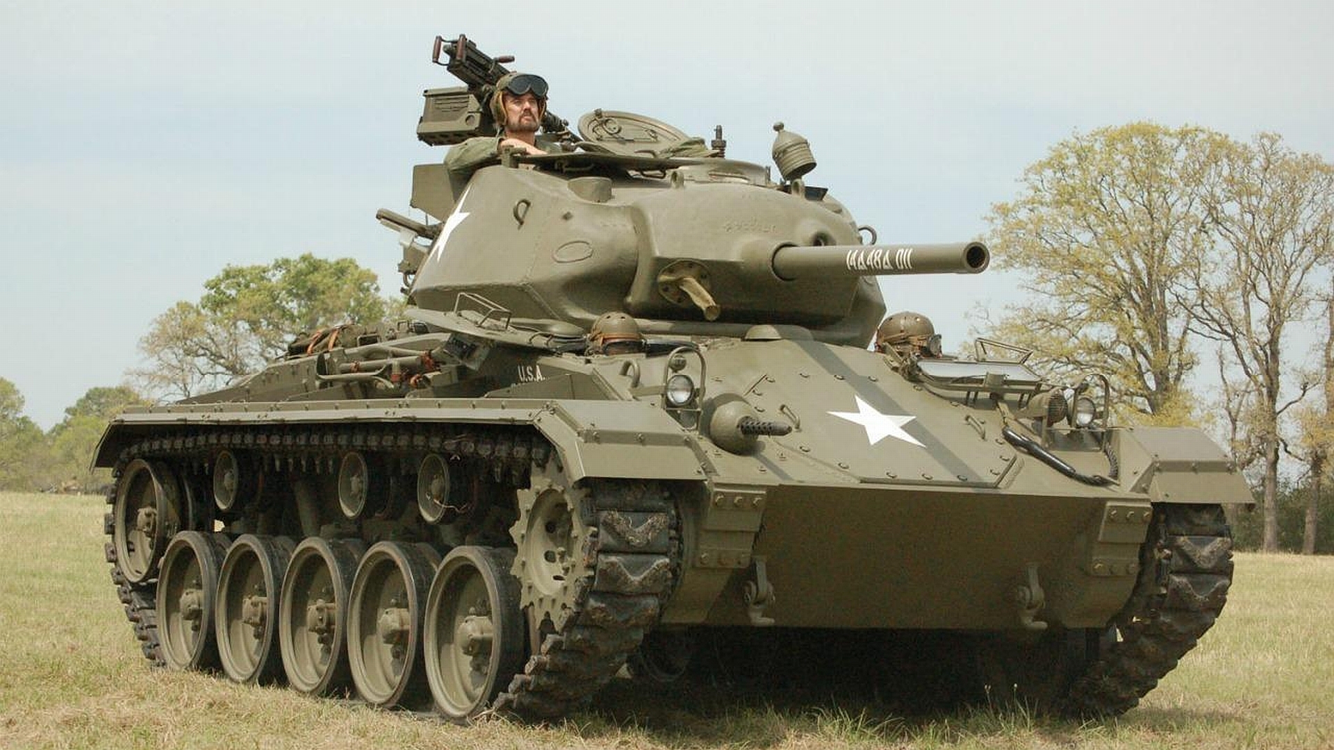 M24 Chaffee Tank Wallpaper