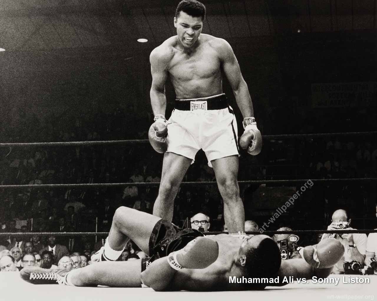 Muhammad Ali Vs Sonny Liston Poster And Wallpaper Pictures