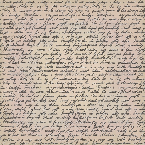Seamless Background With Handwritten Letter Retro Technology