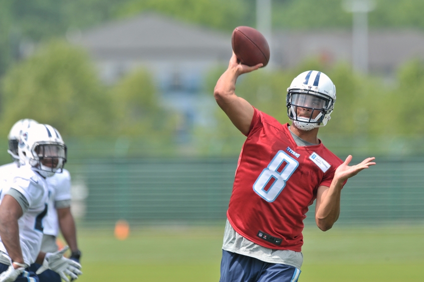 Tennessee Titans First Round Draft Pick Quarterback Marcus Mariota