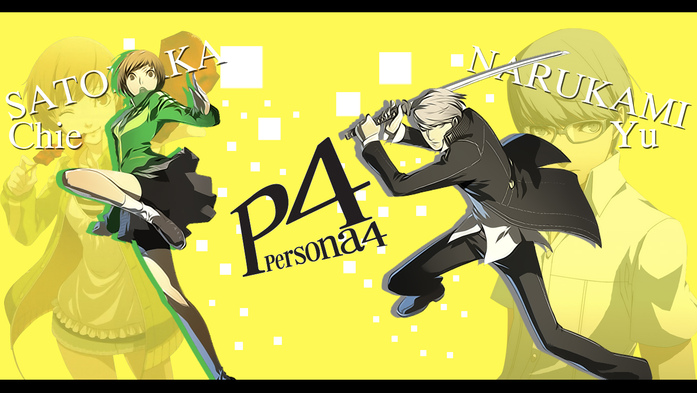 Persona Wallpaper Chie And Yu By Yuhg