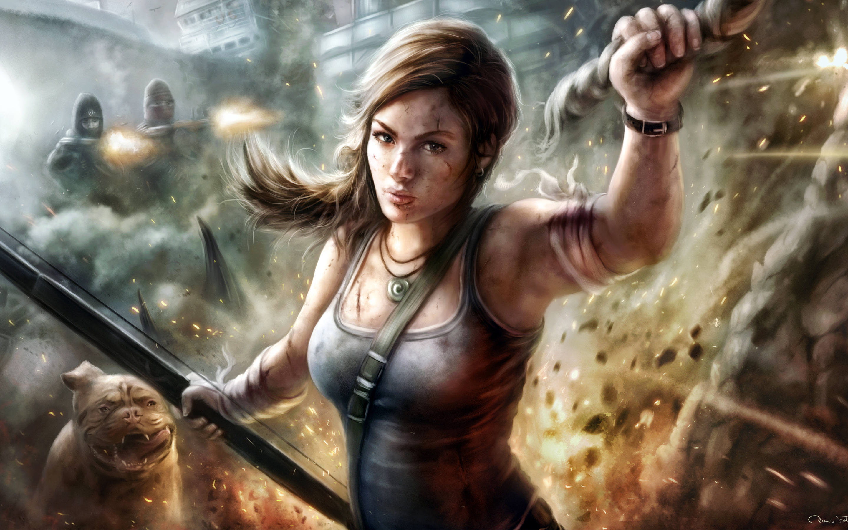 Lady Lara Croft Wallpaper HD