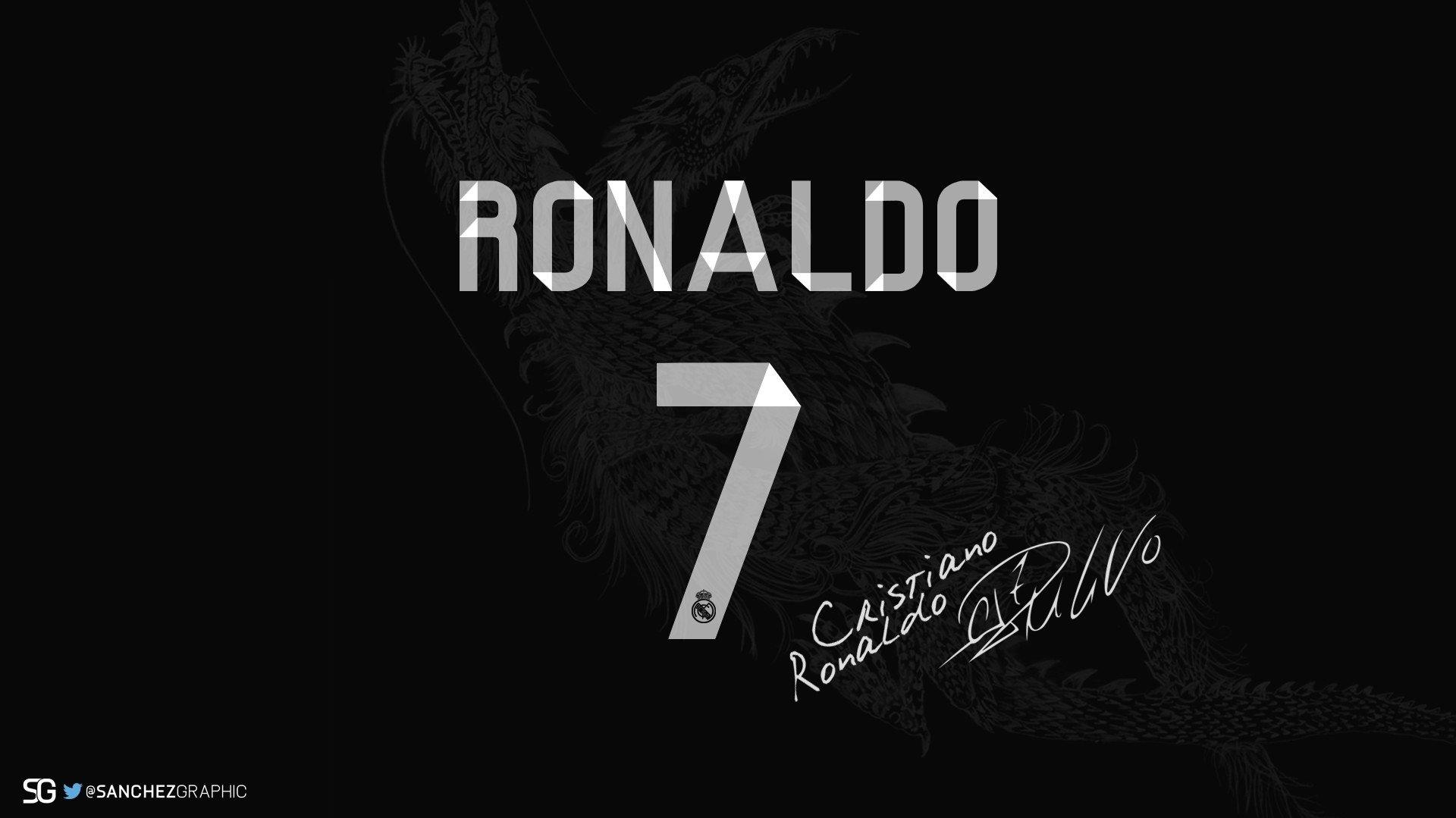 Cristiano Ronaldo Sanchez Desing HD Wallpapers Desktop and