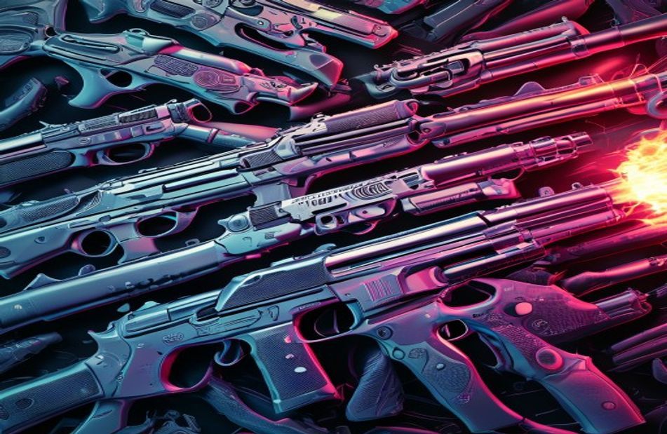 3d Guns Wallpaper