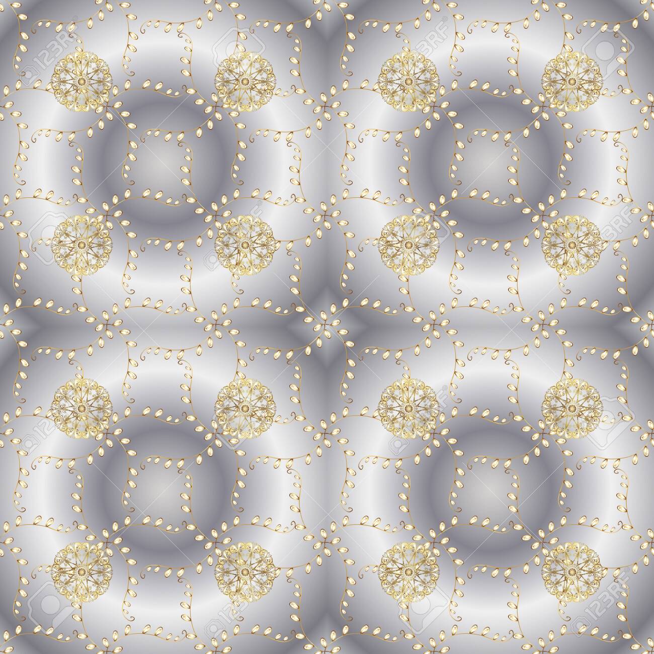 Orient Background Seamless Abstract With Cute Elements
