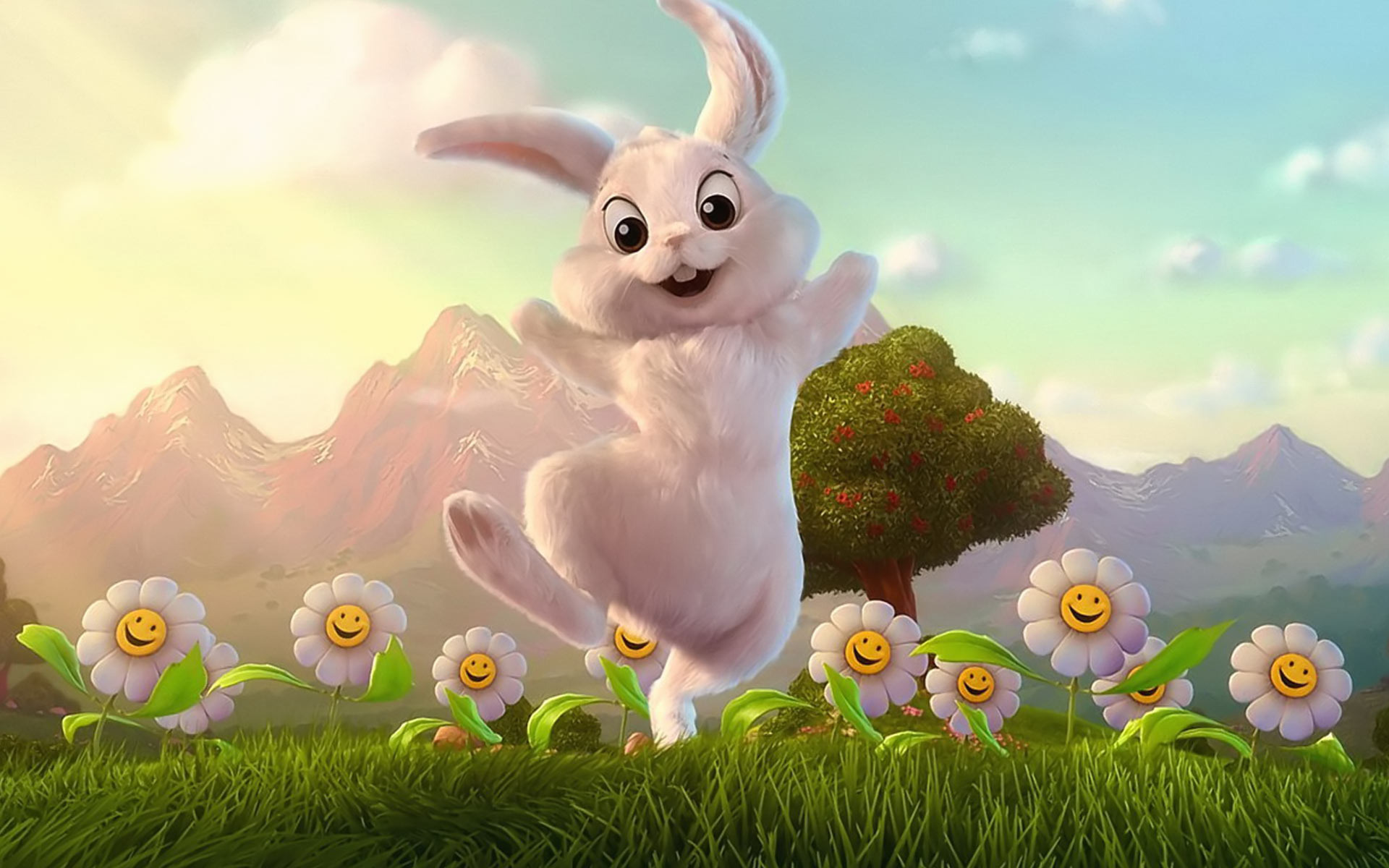 Easter bunny wallpaper 1041