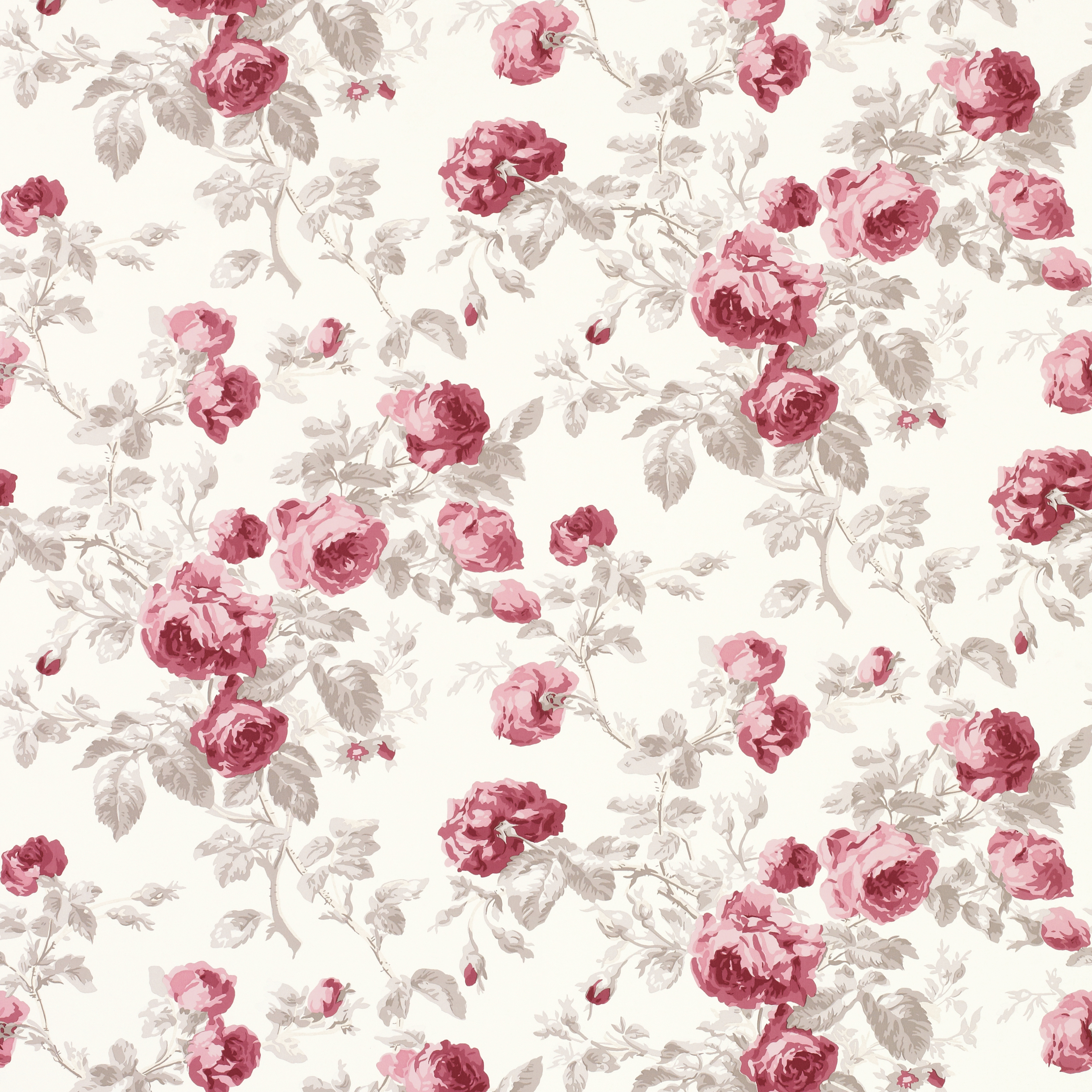 Large Print Floral Fabric Wallpaper and Home Decor  Spoonflower