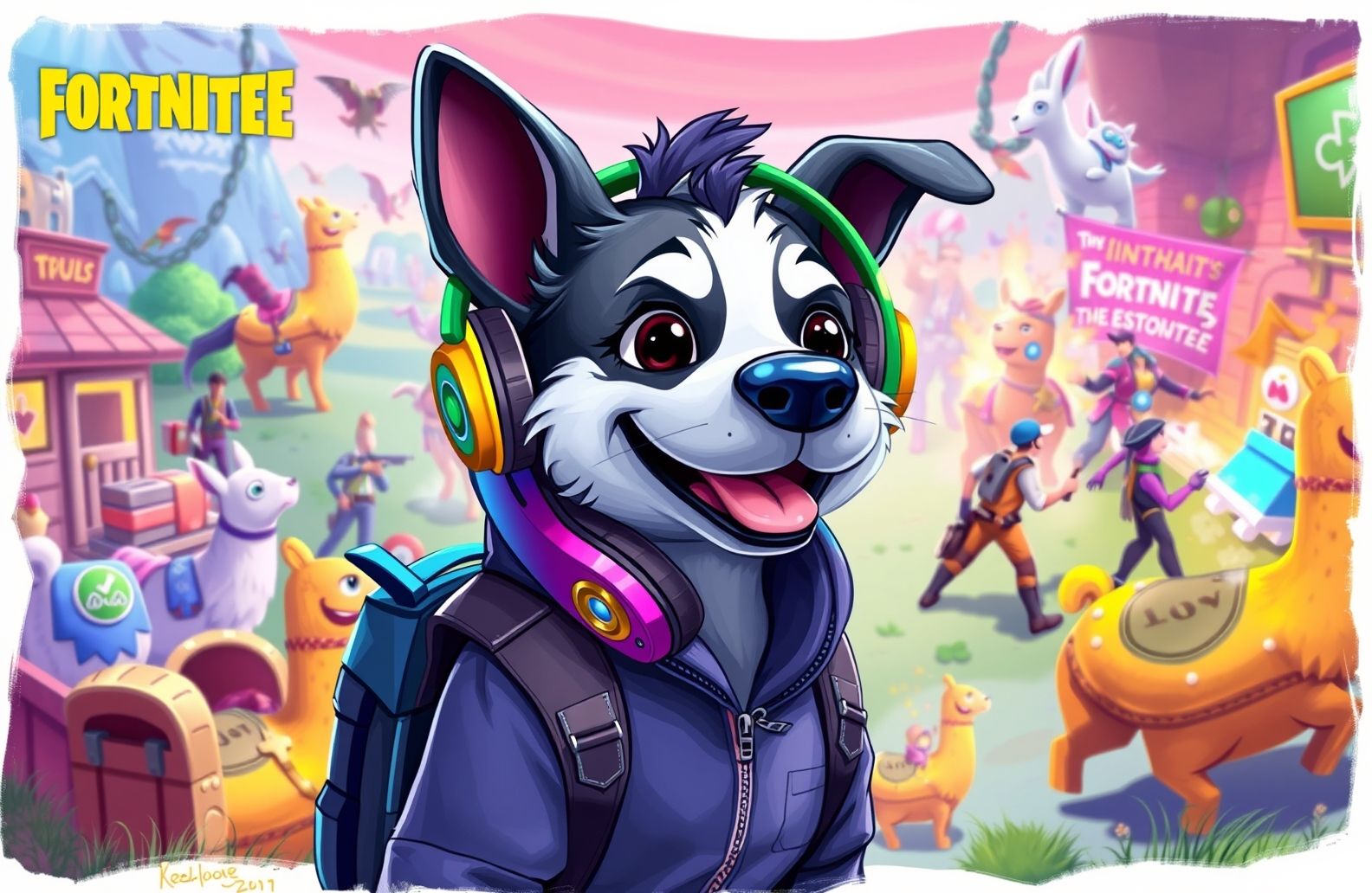Doggo Fortnite Wallpaper