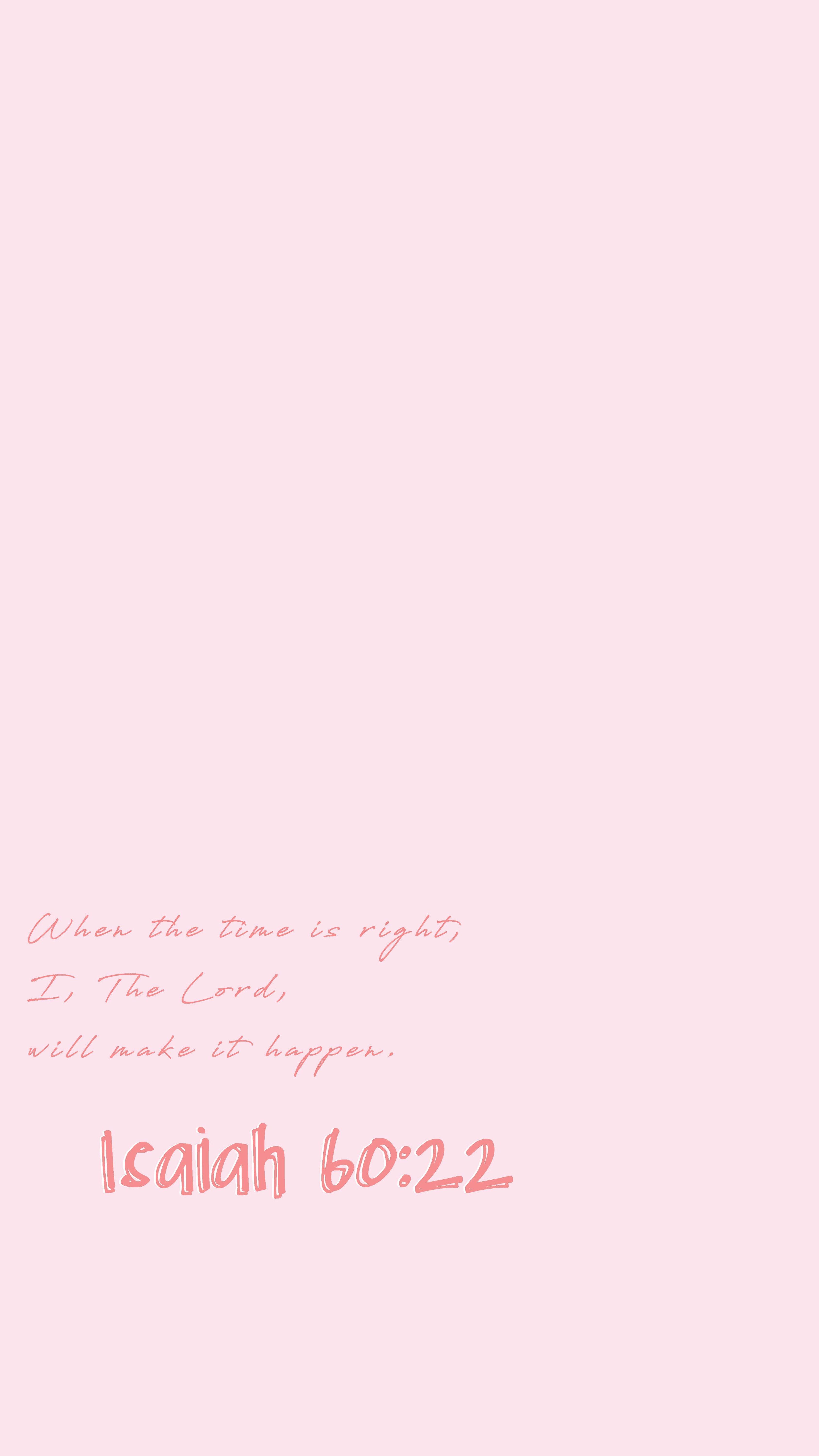 Aesthetic Simple Bible Verse Wallpaper Pink