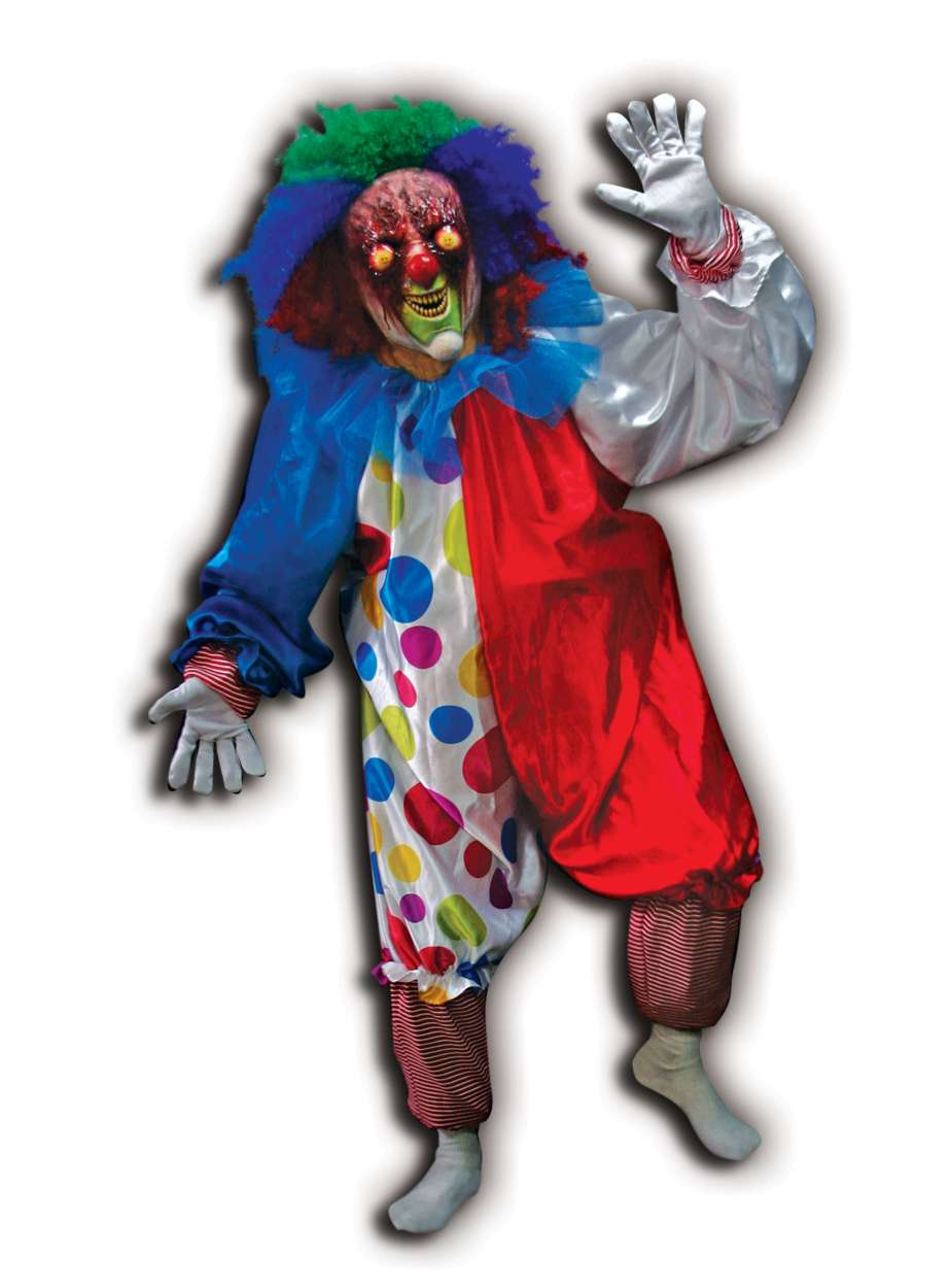 Crazy Clown Lieferumfang Clownskost M Zweiteilig