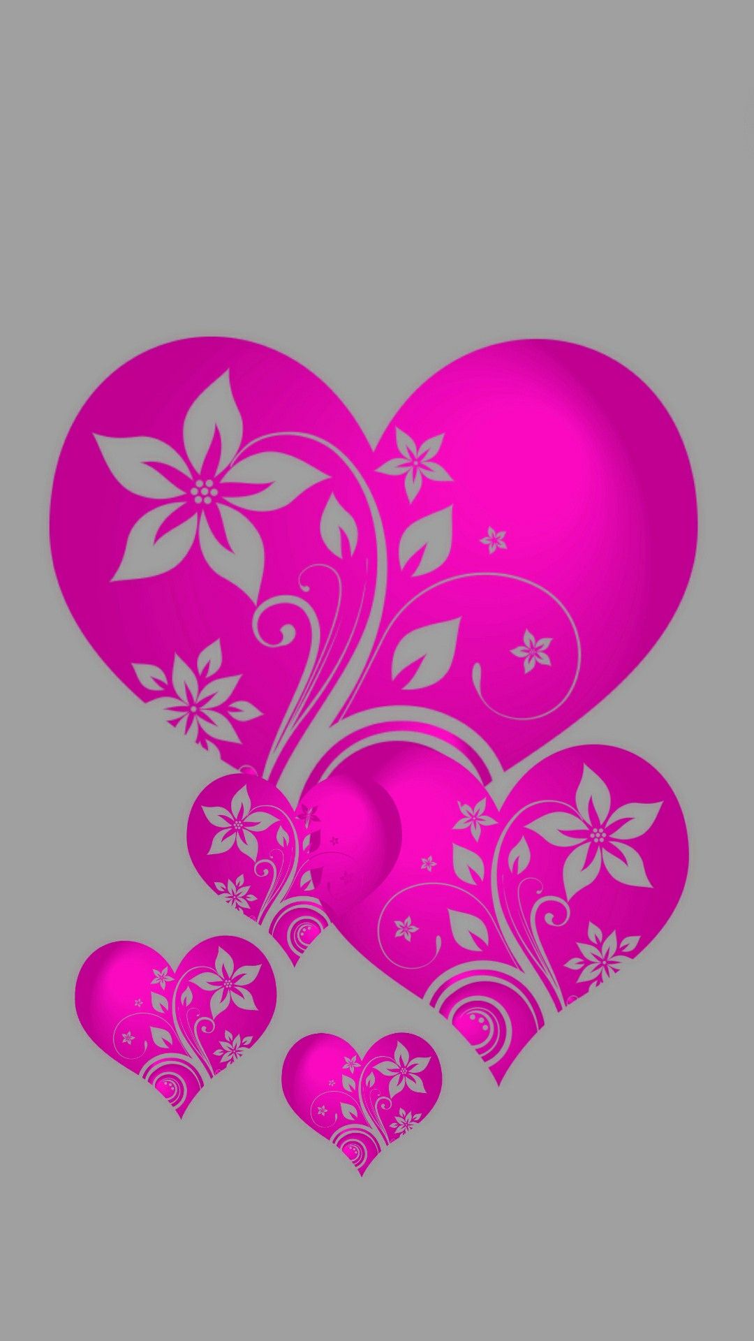 Pretty In Pink Hearts Listen To Your Heart