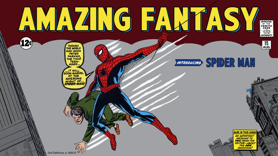 Amazing Fantasy Spider Man First Appearance By Dolfd