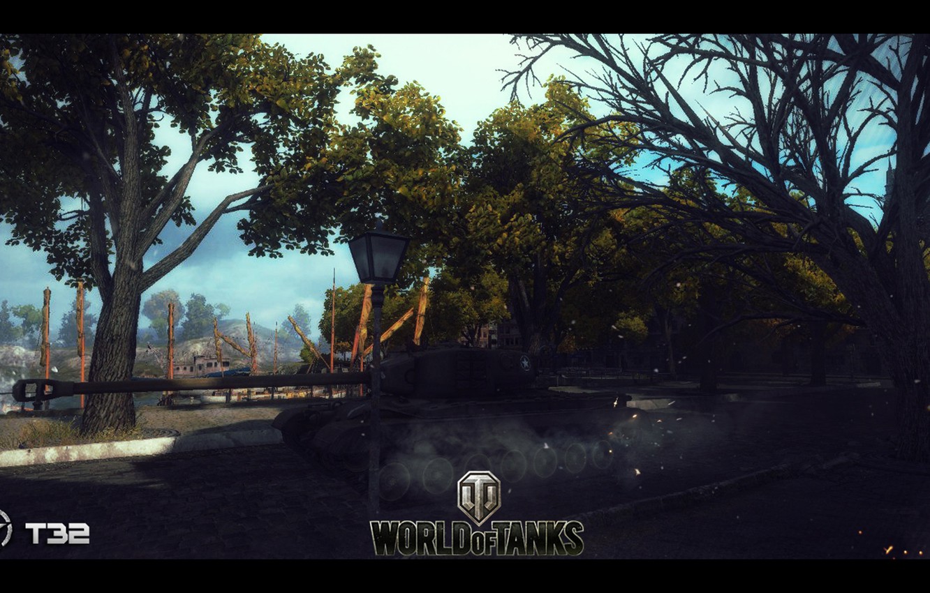 Wallpaper Usa Tank Wot World Of Tanks T32 Image
