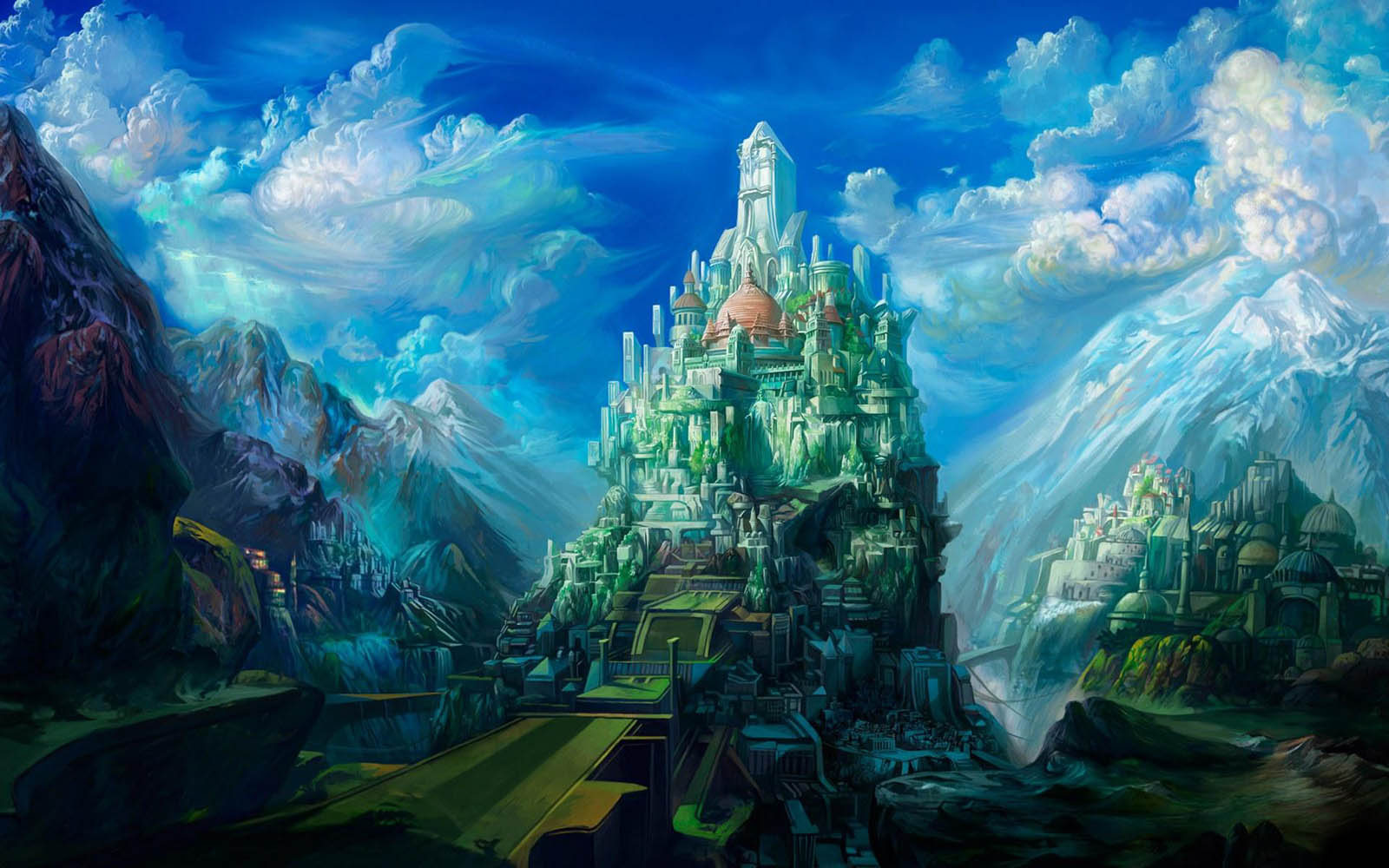 77+] Fantasy Landscape Wallpaper - WallpaperSafari