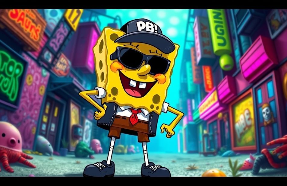Gangster Spongebob Wallpaper