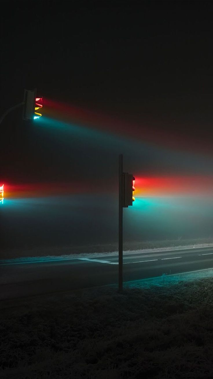 Android Wallpaper Traffic Lights Long Shutter Speed