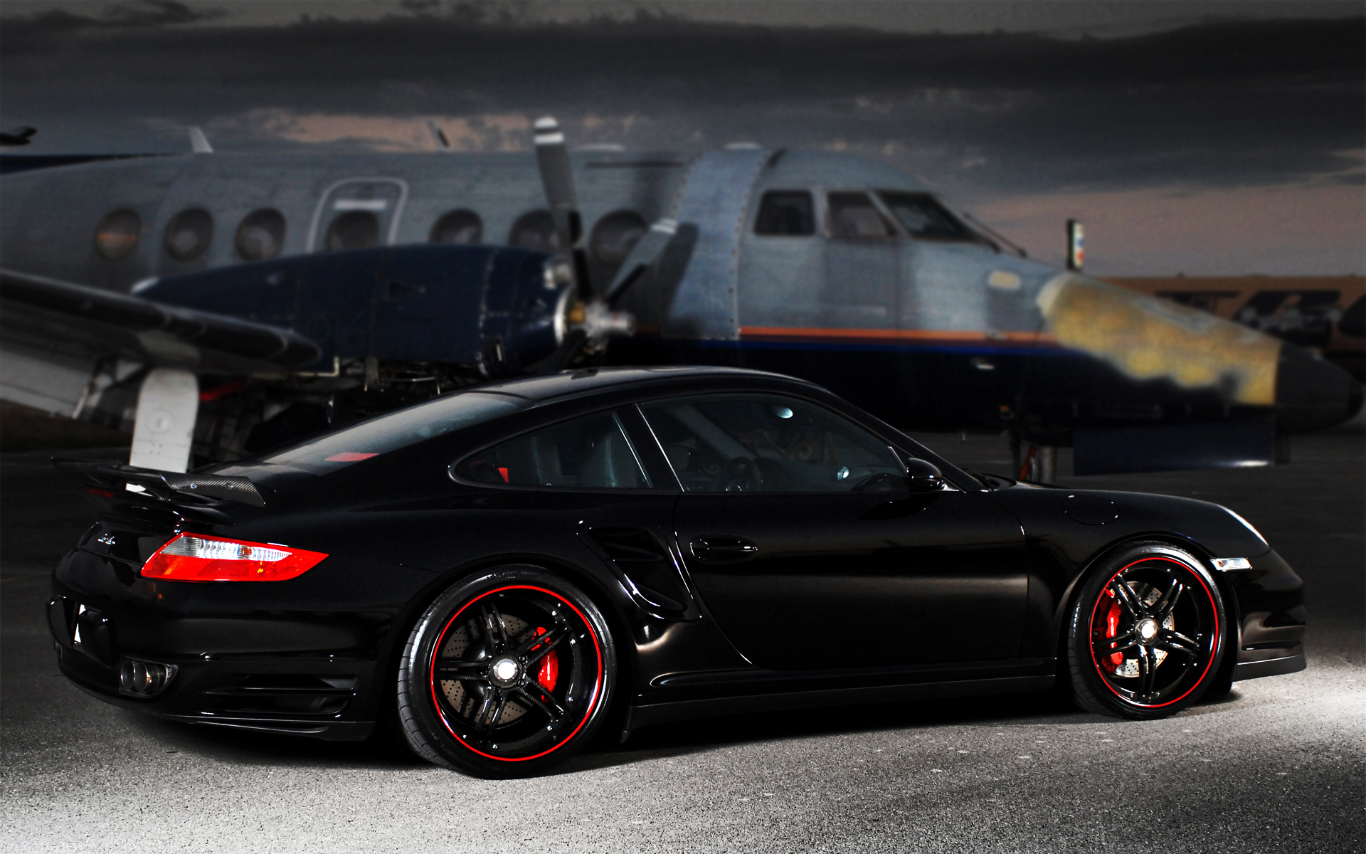Porsche Turbo Black