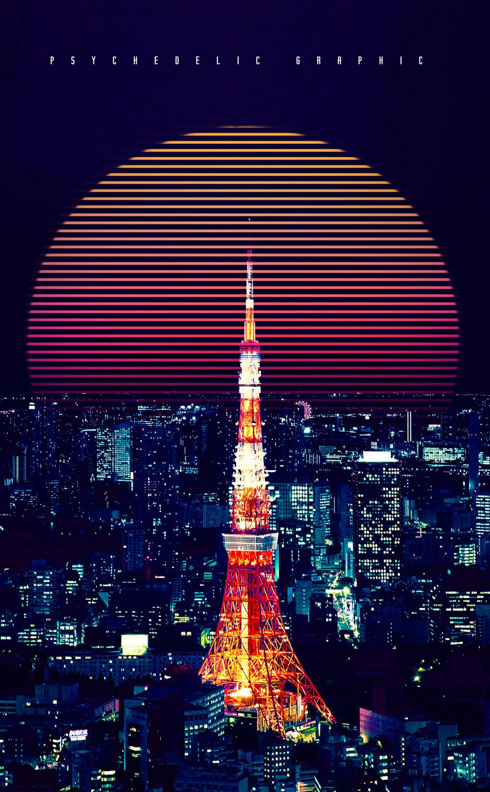 Neon City On Wallpaper