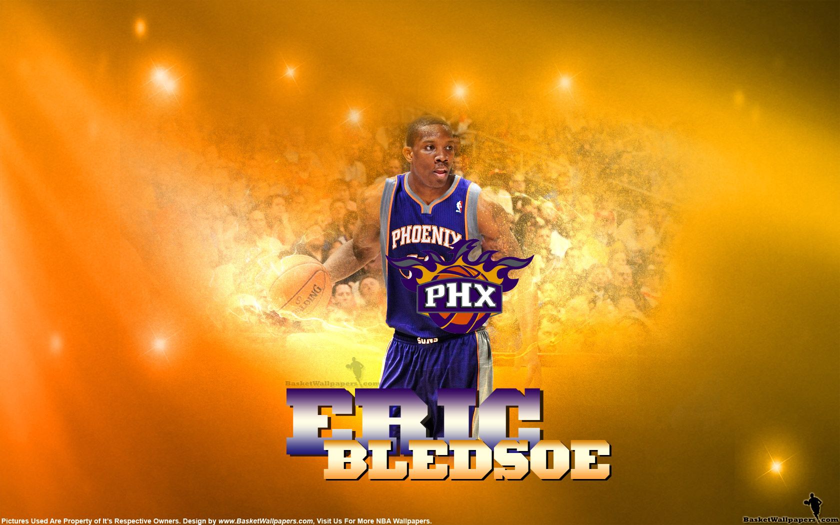 Eric Bledsoe Suns Phoenix Nba Wallpaper