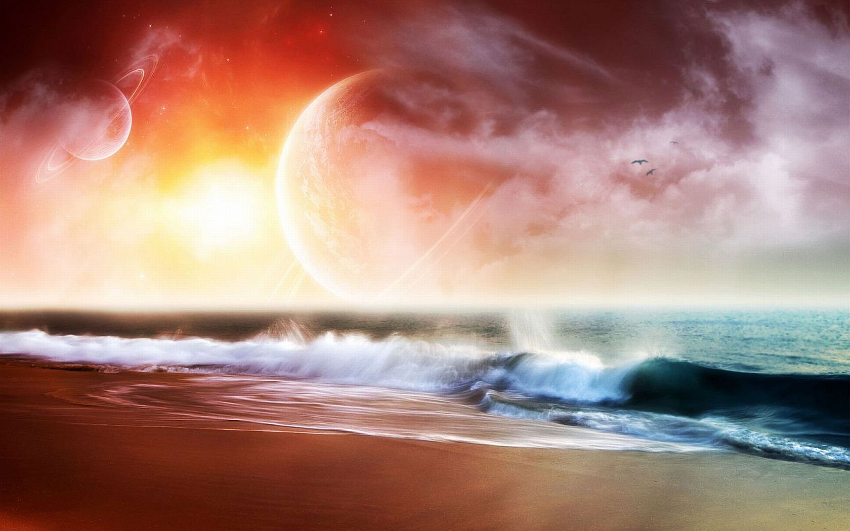 Sci Fi Landscape Wallpaper