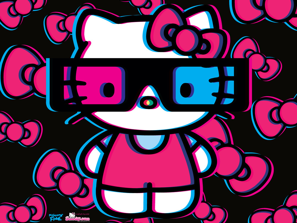 Hello Kitty Wallpaper Random Colors