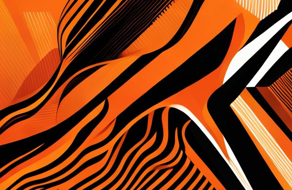Orange And Black Wallpaper