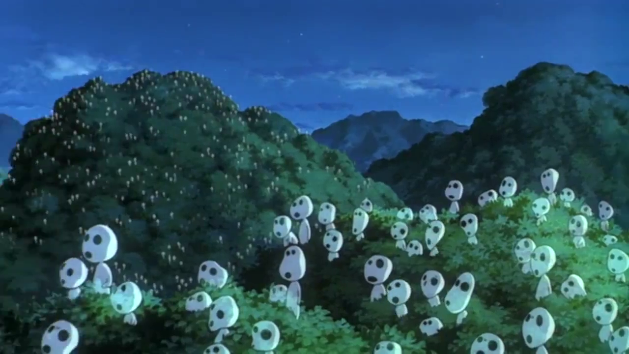 Studio Ghibli Background Some More Kodama For You Guys One Two