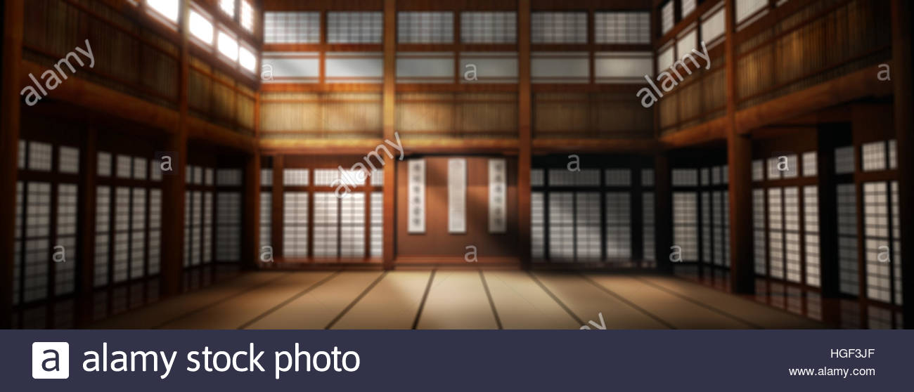 3d Rendered Illustration Of Karate Dojo Background School