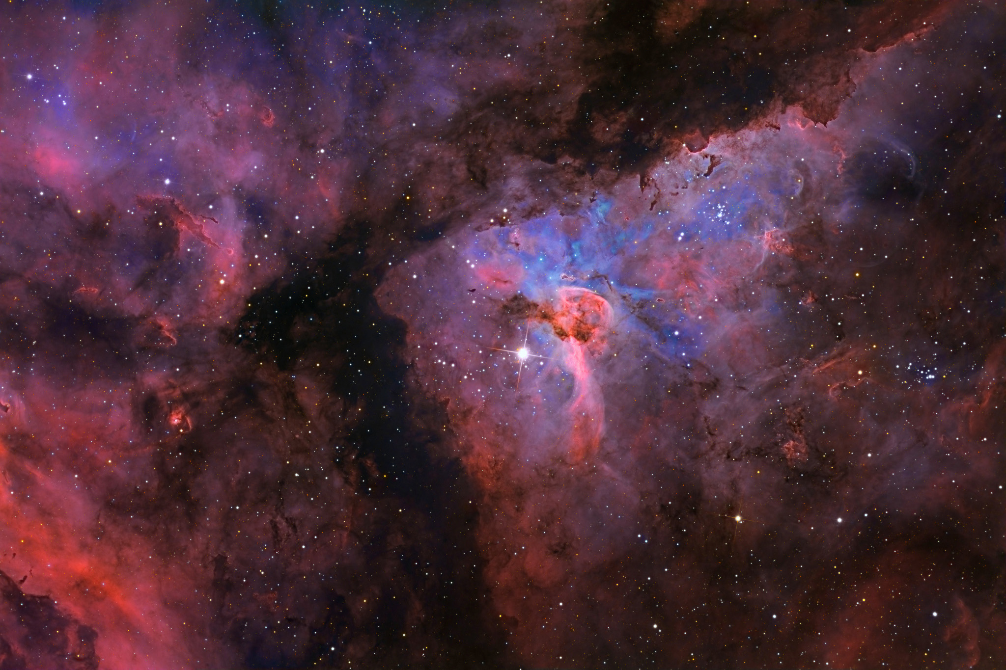 Space Ngc3372 Carina Nebula Wallpaper HD Desktop