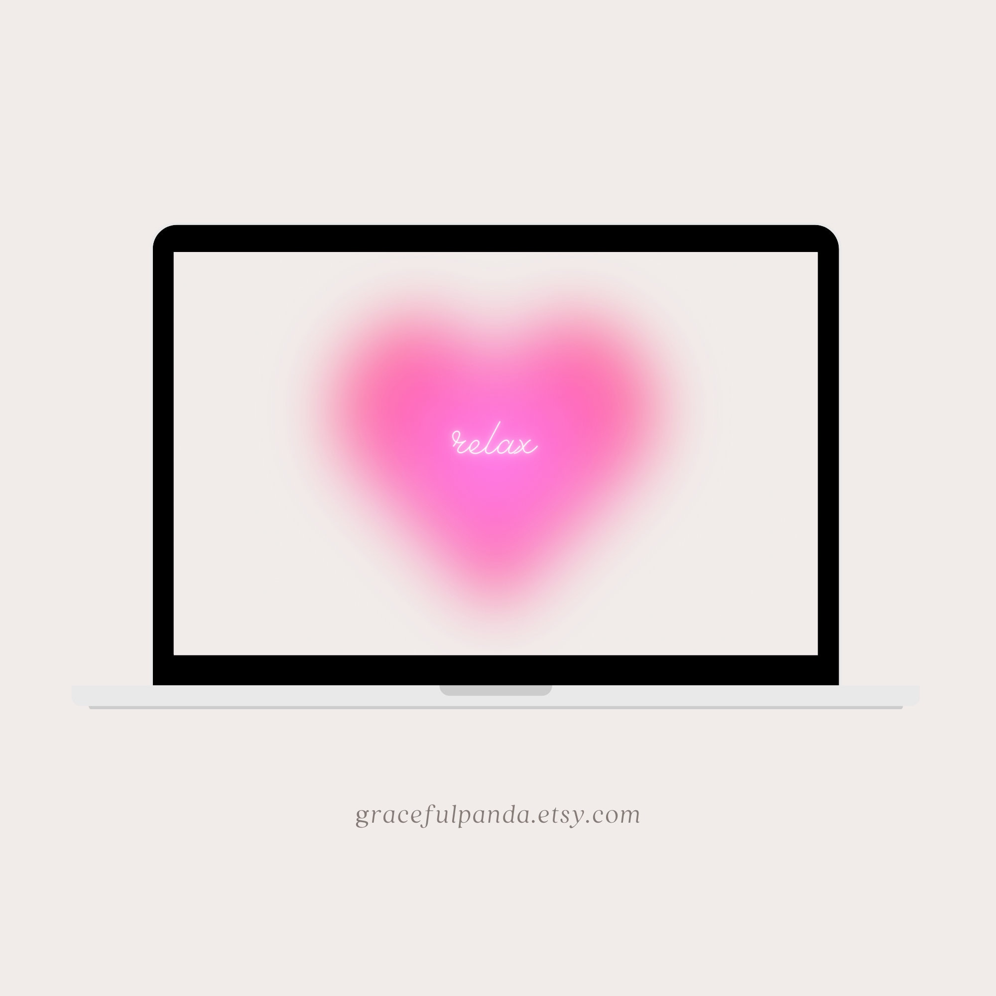 🔥 Free download Motivational Desktop Wallpaper Pink Aura Heart Theme