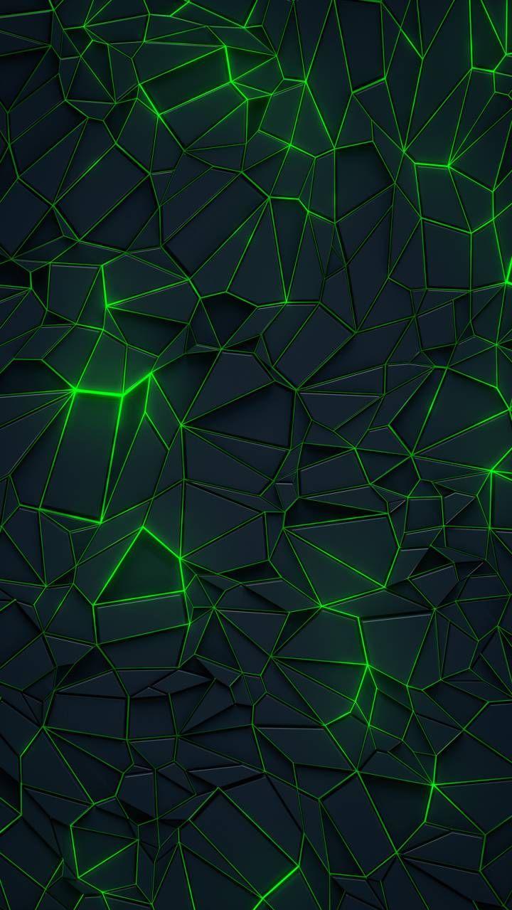 Neon Line Green Wallpaper By Georgking Eb On