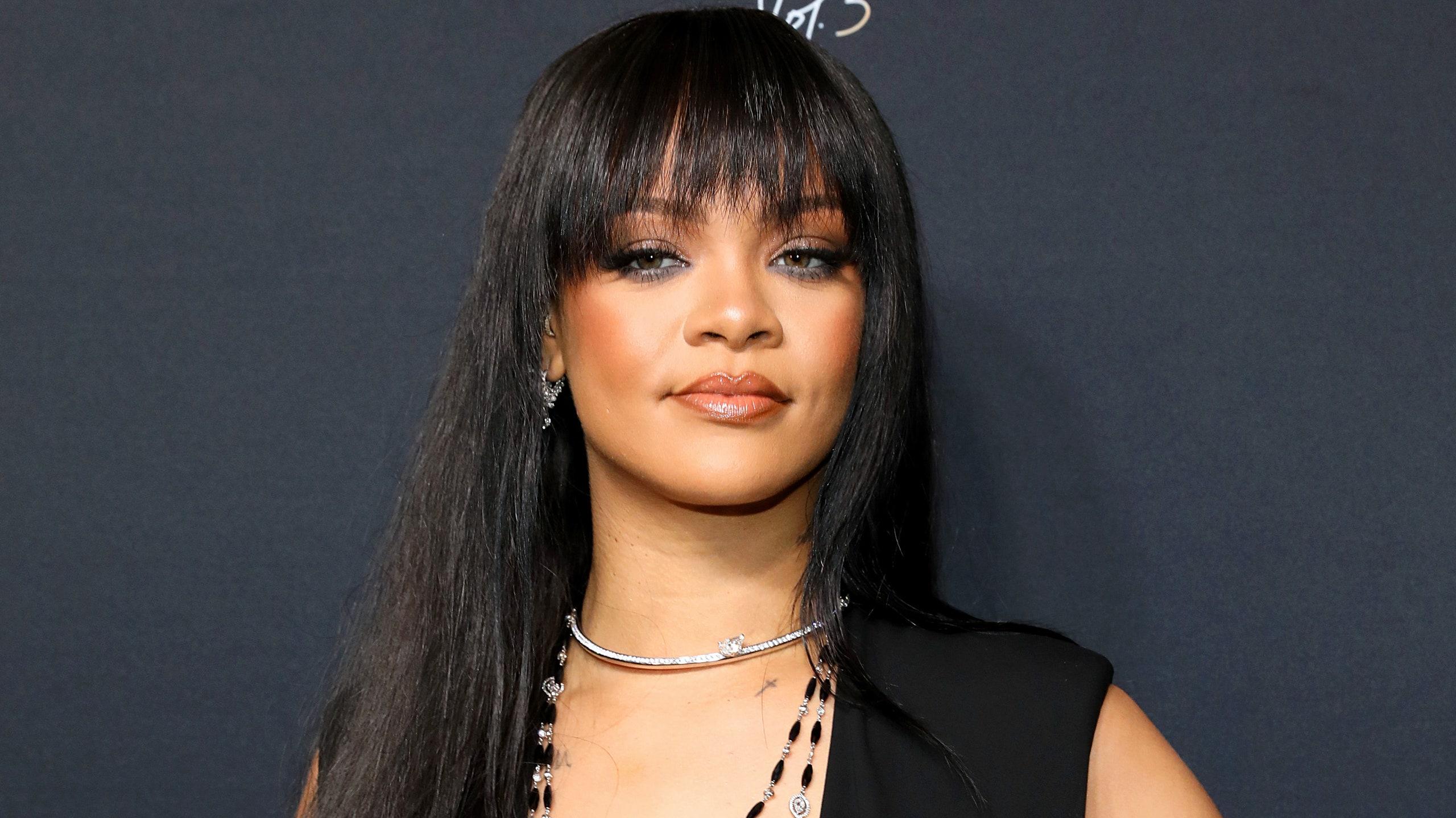 Rihanna Teased Her Super Bowl Performance In a Full Blown Hair