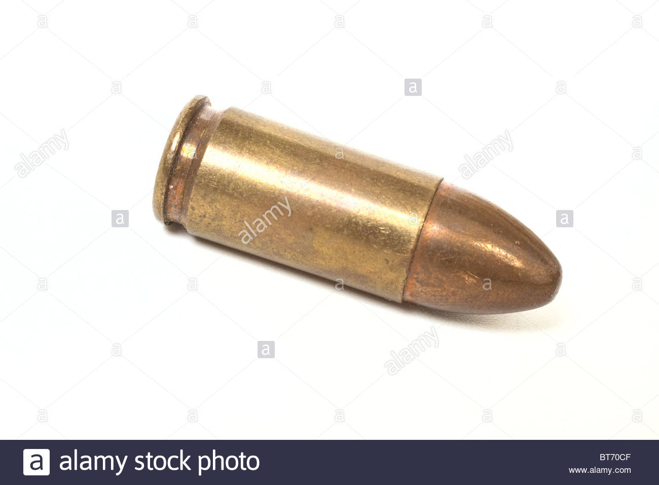 Free download 9mm bullet isolated on white background Stock Photo