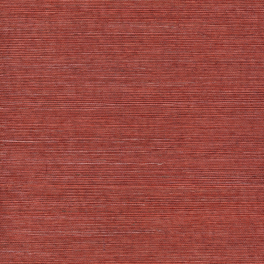 Shop Allen Roth Red Grass Cloth Unpasted Wallpaper At Lowes