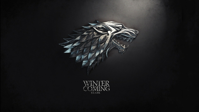 Winter Is Ing Direwolf Hbo George R Martin House Stark Houses