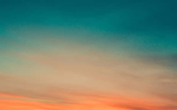 Slices Of Orange And Teal Wallpaper