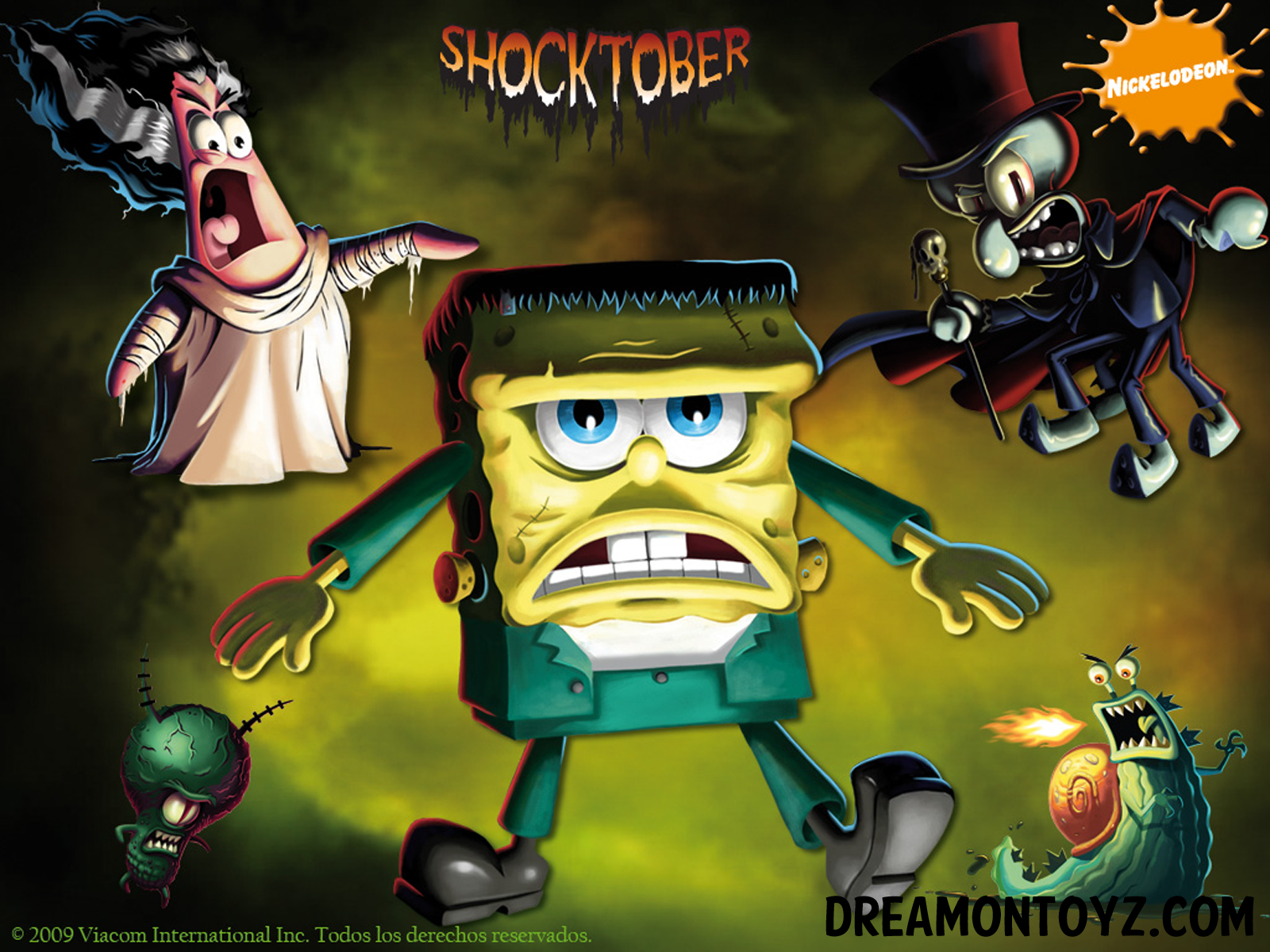 Graphics Pics Gifs Photographs Spongebob Halloween Wallpaper