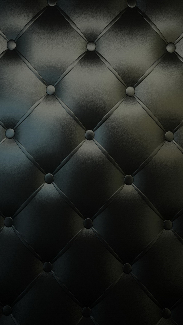 Black Plush Leather iPhone Wallpaper