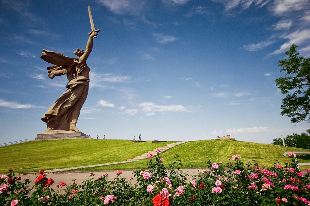 Mother Russia Victory Monument Stalingrad Volgograd Soviet Urss
