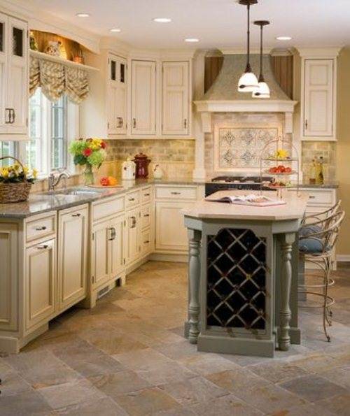 French Country Kitchen Design 40chienmingwang